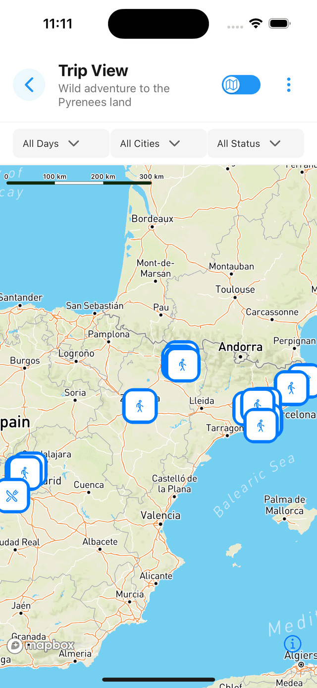 TriPandoo App Trip Generation